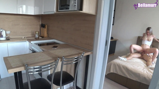 Жена в телефоне а муж трахает соседку смотреть онлайн