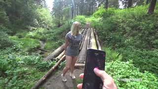 Рискованный секс на природе с Kisankanna – почти попались